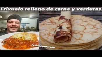 Frixuelo relleno de carne y verduras