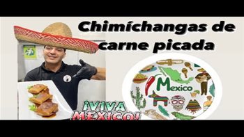 Chimíchangas de carne picada