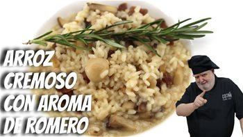 Receta ideal para comer el domingo con la familia - Arroz cremoso con aroma de romero