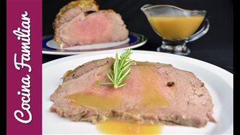 Rosbif de ternera asado al horno o Roast beef By #JavierRomero