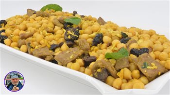 Garbanzos con cordero al estilo árabe - Receta sana y llena de sabor