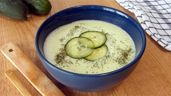 CREMA DE PEPINO FRIA. RECETA PASO A PASO