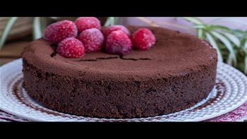Tarta de queso y chocolate I sin gluten y sin lactosa