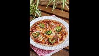 Fajipizza integral #sinlactosa #airfryer
