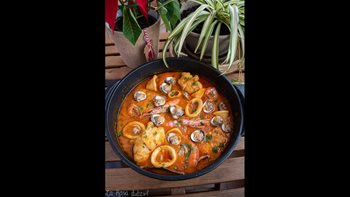Zarzuela de pescado y marisco