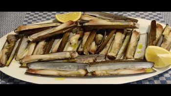 Receta de cocina de NAVAJAS AL HORNO