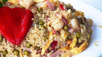 Arroz tres delicias al estilo chino Javier Romero