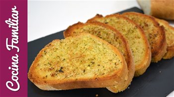 Pan de ajo paso a paso, receta rápida y fácil Recetas caseras de Javier Romero