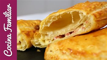 Hojaldre con queso y virutas de ibérico Javier Romero Cap. 26 - Temporada 2