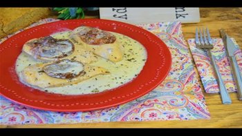 POLLO A LA CREMA CON TOMATES SECOS / CREAMY CHICKEN WITH SUN-DRIED TOMATOES / CROCKPOT