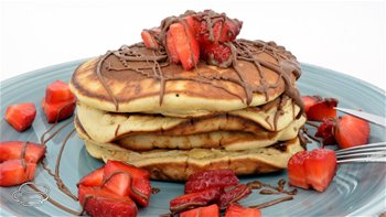 Como hacer tortitas de platano Mycook, receta para niños