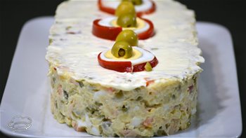 Receta para hacer ensaladilla rusa, receta de la abuela