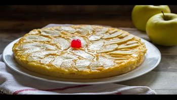 Tarta de manzana ligera sin azúcar, sin gluten y sin lactosa