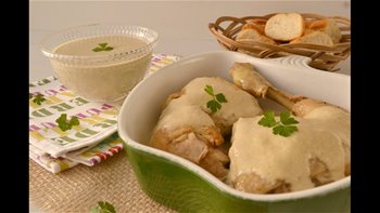 Pollo a la cerveza en olla exprés