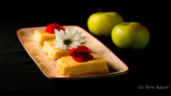 Tarta de manzana light