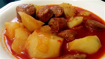 Cómo hacer patatas a la riojana, al estilo de Mariaje