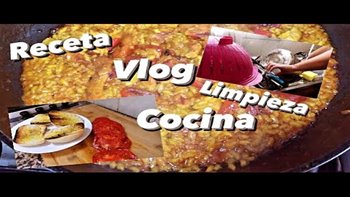 Vlog limpieza cocina, desayuno y arroz con pollo a la sartén súper fácil. Activa los subtítulos.