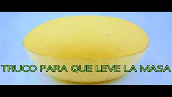 Truco infalible para que la masa leve mucho. No podrás creer lo fácil que es...