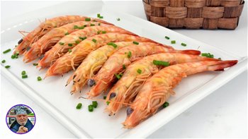 Langostinos flambeados al ron para Navidad - camarones flambeados - langostinos a la plancha