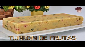 Turrón de mazapán con frutas y mazapán de Toledo - turrón de almendras - turron de almendras blando