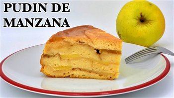 Pudin de manzana con pan de leche - recetas de javier romero - flan de manzana - cocina familiar