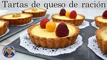 Tartas de queso individuales