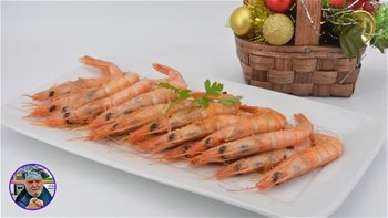 Como cocinar gambas para muchos y para pocos - Recetas Navideñas - gambas a la plancha - gambones