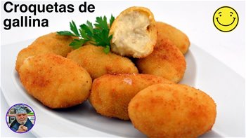 Croquetas de gallina y queso muy cremosas - cocina familiar con javier romero tv