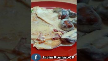 Pechugas de pollo con salsa carbonara
