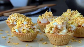 Canapés de Marisco Recetas de Canapés ?