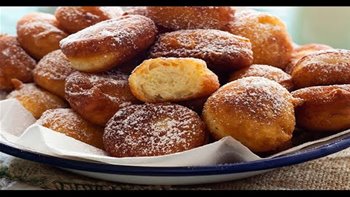 Fritule, buñuelos de yogur sin lactosa