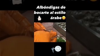 Albóndigas de bocarte al estilo Arabe