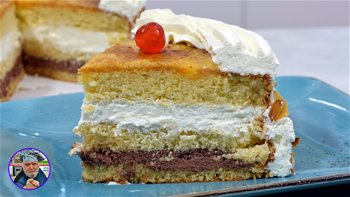 Tarta San Marcos con yema tostada - tarta de yema tostada - como hacer la tarta san marcos