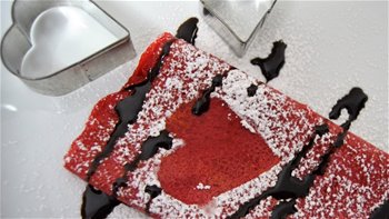 CREPES RED VELVET ?SAN VALENTIN?