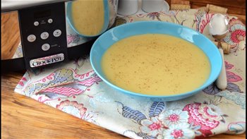 CREMA DE CALABACIN Y QUESITOS / CREAM OF ZUCCHINI AND CHEESE / CROCK POT
