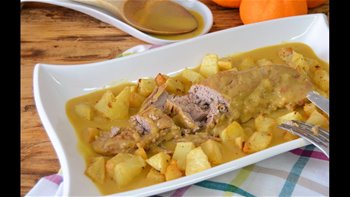 SOLOMILLO A LA NARANJA / SIRLOIN WITH ORANGE SAUCE / CROCKPOT