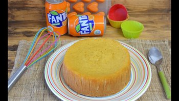 BIZCOCHO DE FANTA DE NARANJA / ORANGE FANTA SPONGE CAKE / CROCK POT