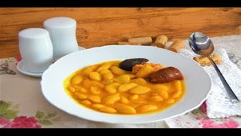 ALUBIAS GRANJA CON SACRAMENTOS / FARM BEANS WITH SACRAMENTS / CROCKPOT