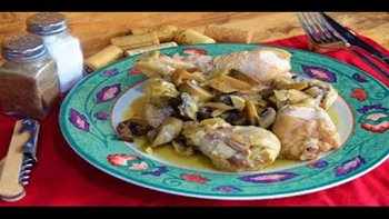 POLLO CON CHAMPIÑONES / CHICKEN WITH MUSHROOMS / CROCKPOT / USE SUBTITLES