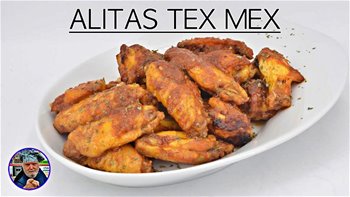 Alitas tex mex CASERAS con un sabor espectacular