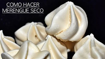Como hacer merengue seco con mis trucos - merenguitos o suspiros perfectos