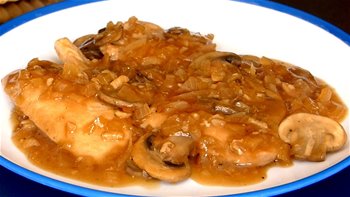 Pollo con champiñones receta con pollo ?