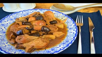 POLLO CON SETAS SHIITAKE / CHICKEN WITH SHIITAKE MUSHROOMS / CROCKPOT