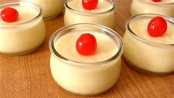 Crema de piña. Un POSTRE facil y SIN AZUCAR al que no podrás resistirte