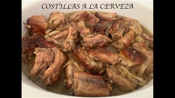 COSTILLAS A LA CERVEZA