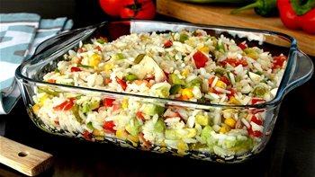Ensalada de arroz ?? una receta de ensalada