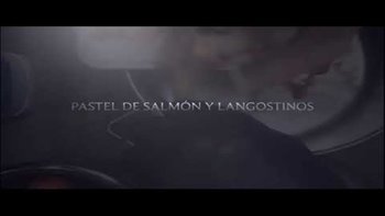 Pastel de salmón y langostinos
