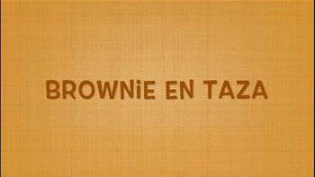 BROWNIE EN MICROHONDAS