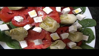 Cómo hacer ensalada de alcachofas en conserva, al estilo de Mariaje
