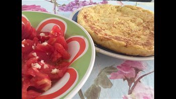 Tortilla de patatas al microondas
